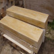 15 x 40 cm Sandstein-Blockstufen Geltona gelb 150 cm lang