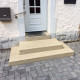 20 x 40 cm Sandstein-Blockstufen Geltona gelb
