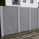 25 x 25 cm Granitpfosten Griys hellgrau 200 cm lang