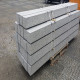 15 x 15 cm Granitpfosten Griys hellgrau 300 cm lang