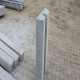 15 x 15 cm Limes-Granitpfosten Griys hellgrau 300 cm lang