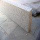 8 x 25 cm Granitpalisaden Griys hellgrau 200 cm lang
