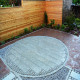 3 cm starke Granit-Terrassenplatten Griys hellgrau 40 x 40 cm