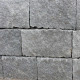 30 x 30 cm Granit-Mauersteine Griys hellgrau auf Paletten