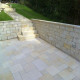 3 cm starke Sandstein-Terrassenplatten Farin beige