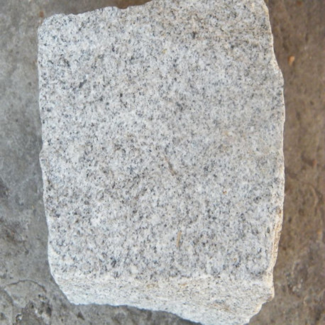 Granit-Pflastersteine Gran Fino weiß Detail