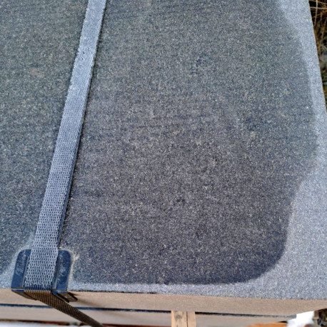 15 x 40 cm Granit-Blockstufen Adrian Black schwarz