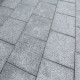 16 cm starke Granit Pflasterplatten Griys hellgrau 60 x 30 cm