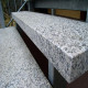 8 x 40 cm Granit Trittstufen Griys hellgrau